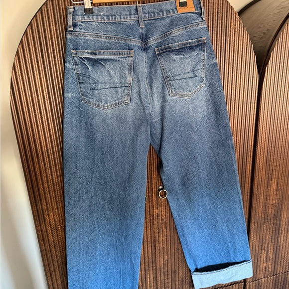 American Eagle women’s Stretch Denim cuffed Jeans size 6 - Picture 4 of 5
